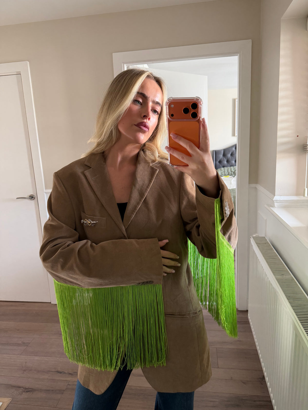 Eíre green Angel wing blazer